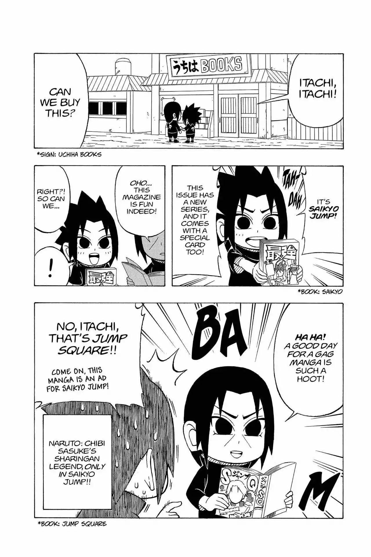 Naruto: Chibi Sasuke's Sharingan Legend Chapter 14.5 page 41 - Volume 2 Special: Mini Manga