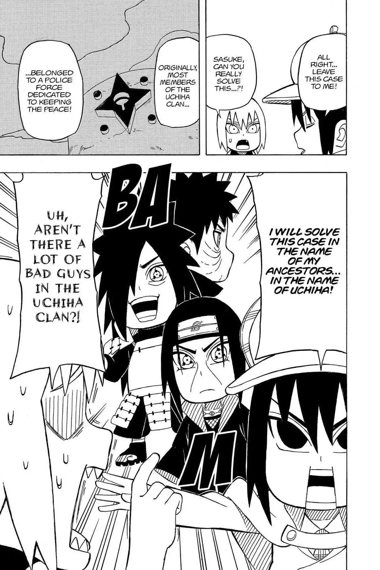 Naruto: Chibi Sasuke's Sharingan Legend Chapter 14 page 4 - Chapter 14: The Great Detective Sasuke!!