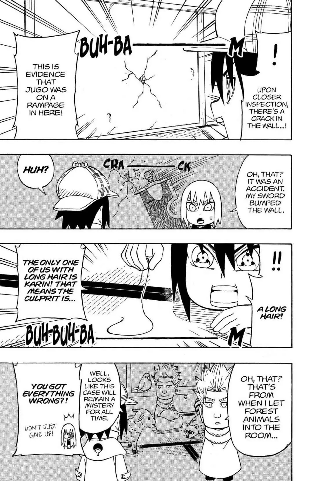 Naruto: Chibi Sasuke's Sharingan Legend Chapter 14 page 8 - Chapter 14: The Great Detective Sasuke!!