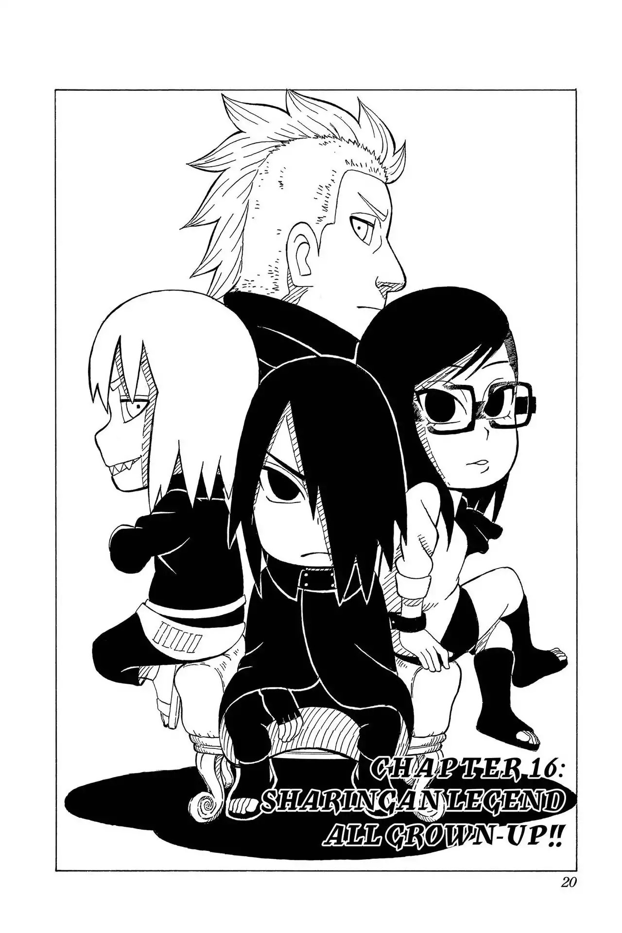 Naruto: Chibi Sasuke's Sharingan Legend Chapter 16 page 1 - Chapter 16: Sharingan Legend All Grown-Up!!