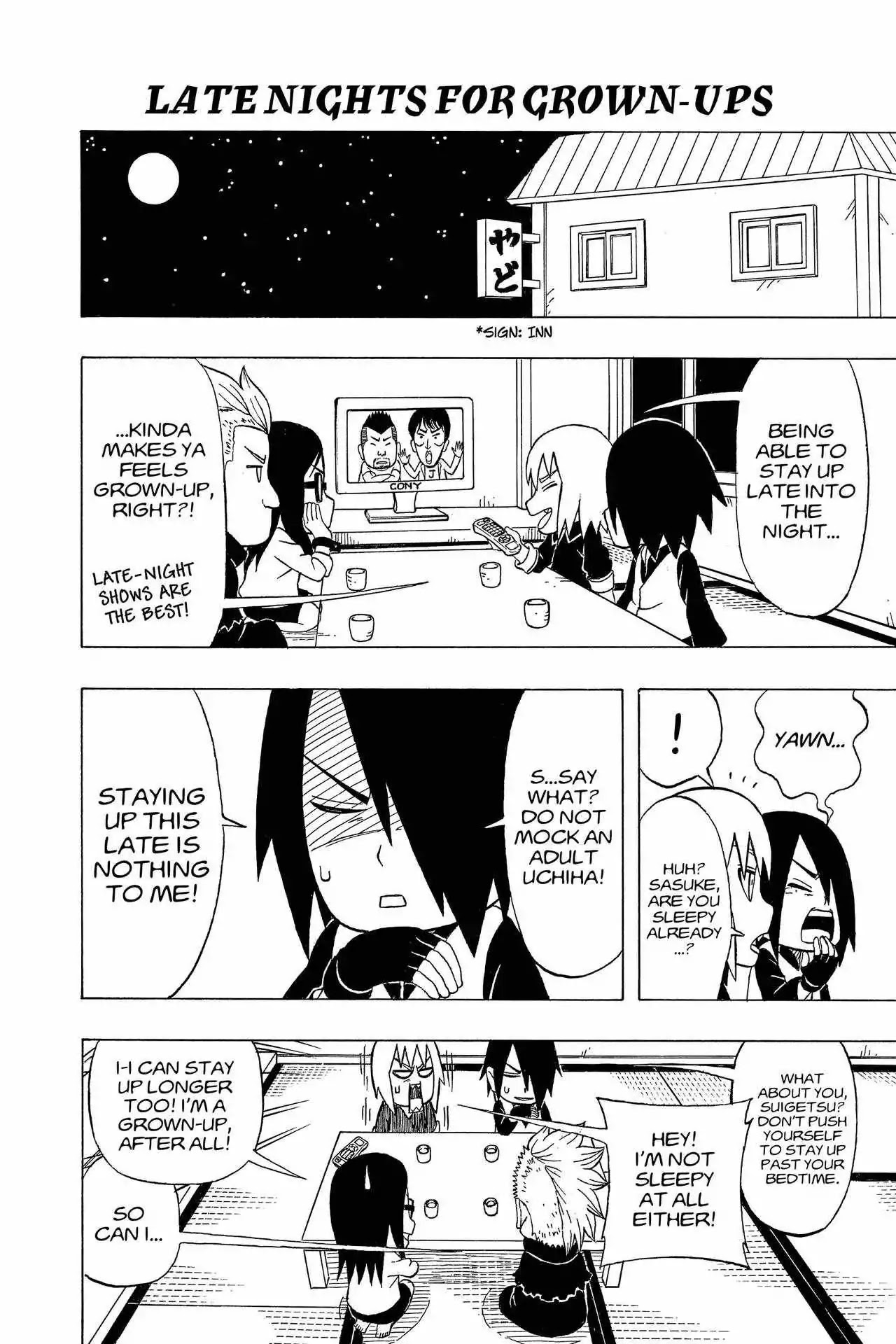 Naruto: Chibi Sasuke's Sharingan Legend Chapter 16 page 3 - Chapter 16: Sharingan Legend All Grown-Up!!