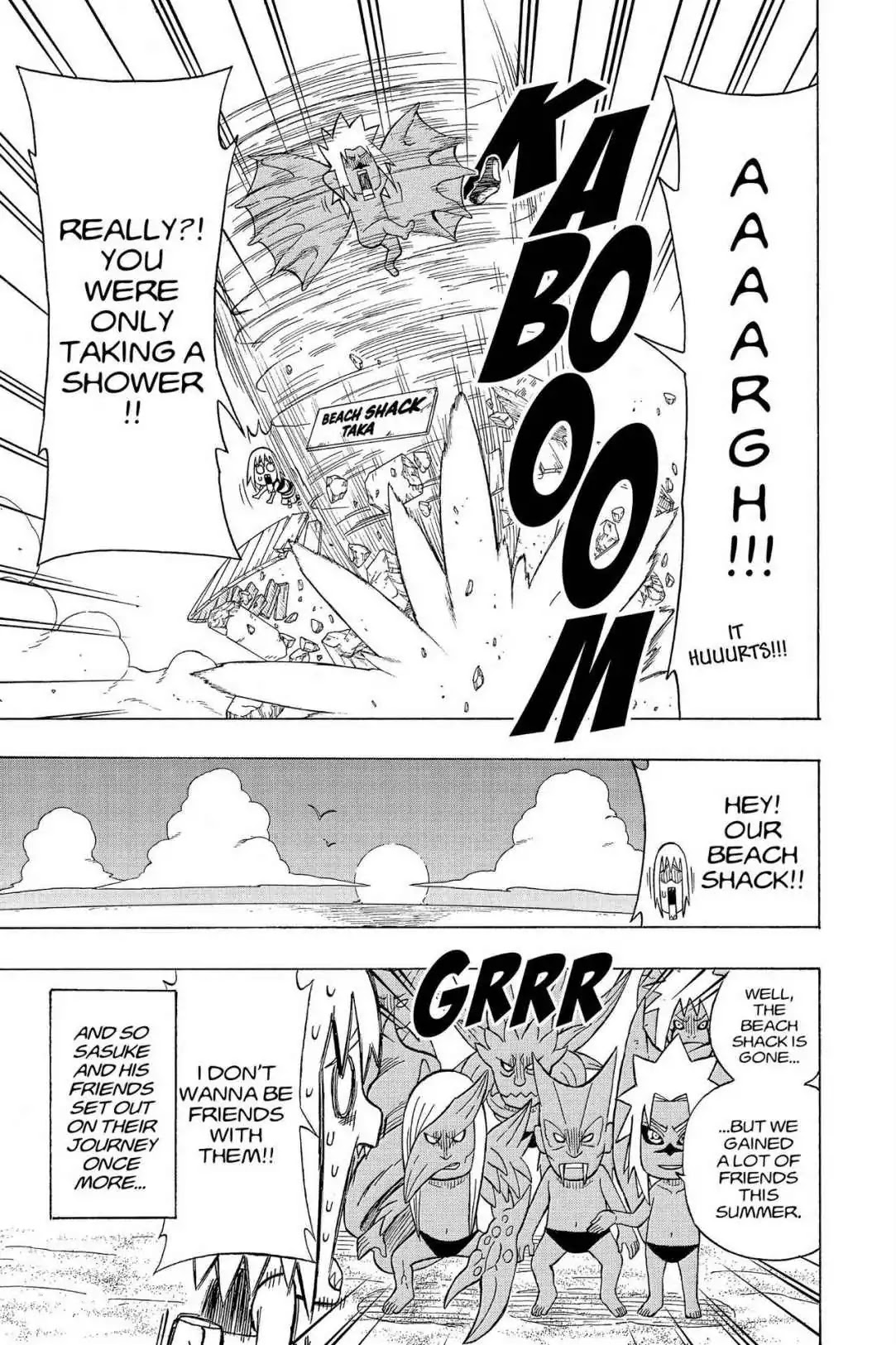 Naruto: Chibi Sasuke's Sharingan Legend Chapter 17 page 13 - Chapter 17: Beach Shack Taka