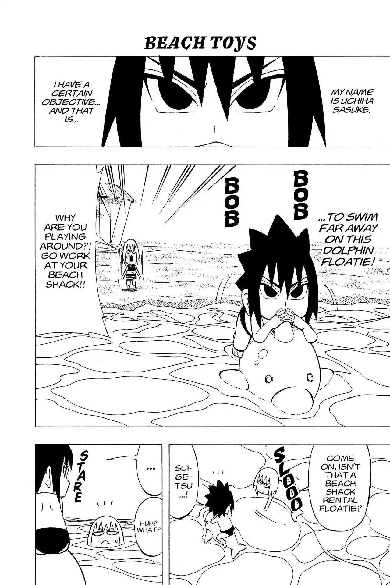 Naruto: Chibi Sasuke's Sharingan Legend Chapter 17 page 4 - Chapter 17: Beach Shack Taka