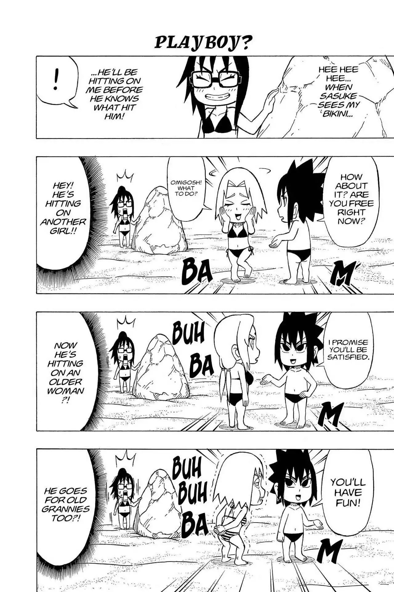 Naruto: Chibi Sasuke's Sharingan Legend Chapter 17 page 6 - Chapter 17: Beach Shack Taka