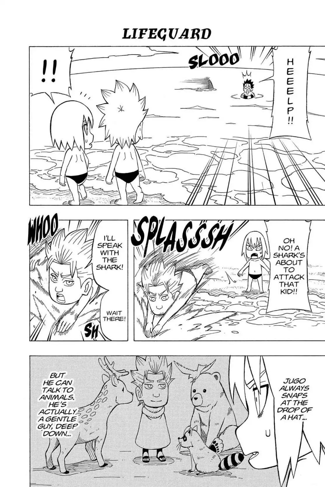 Naruto: Chibi Sasuke's Sharingan Legend Chapter 17 page 8 - Chapter 17: Beach Shack Taka