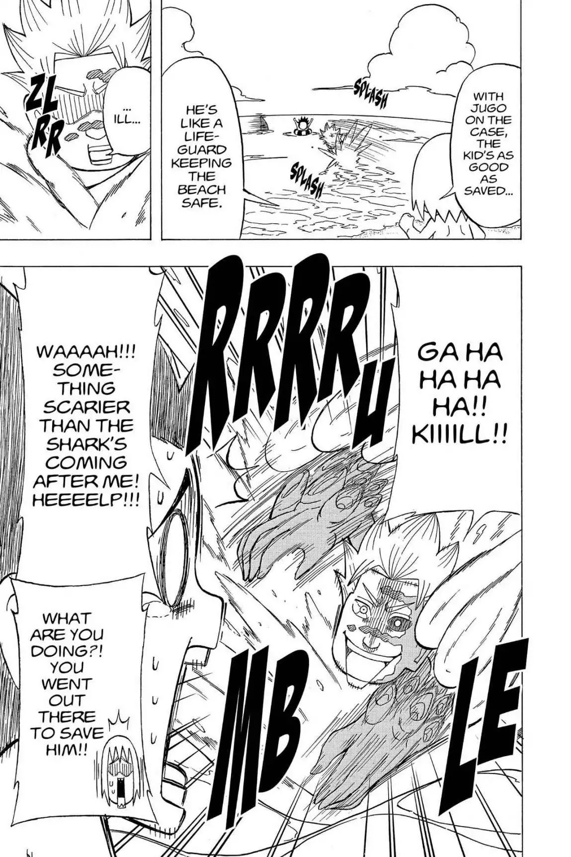 Naruto: Chibi Sasuke's Sharingan Legend Chapter 17 page 9 - Chapter 17: Beach Shack Taka