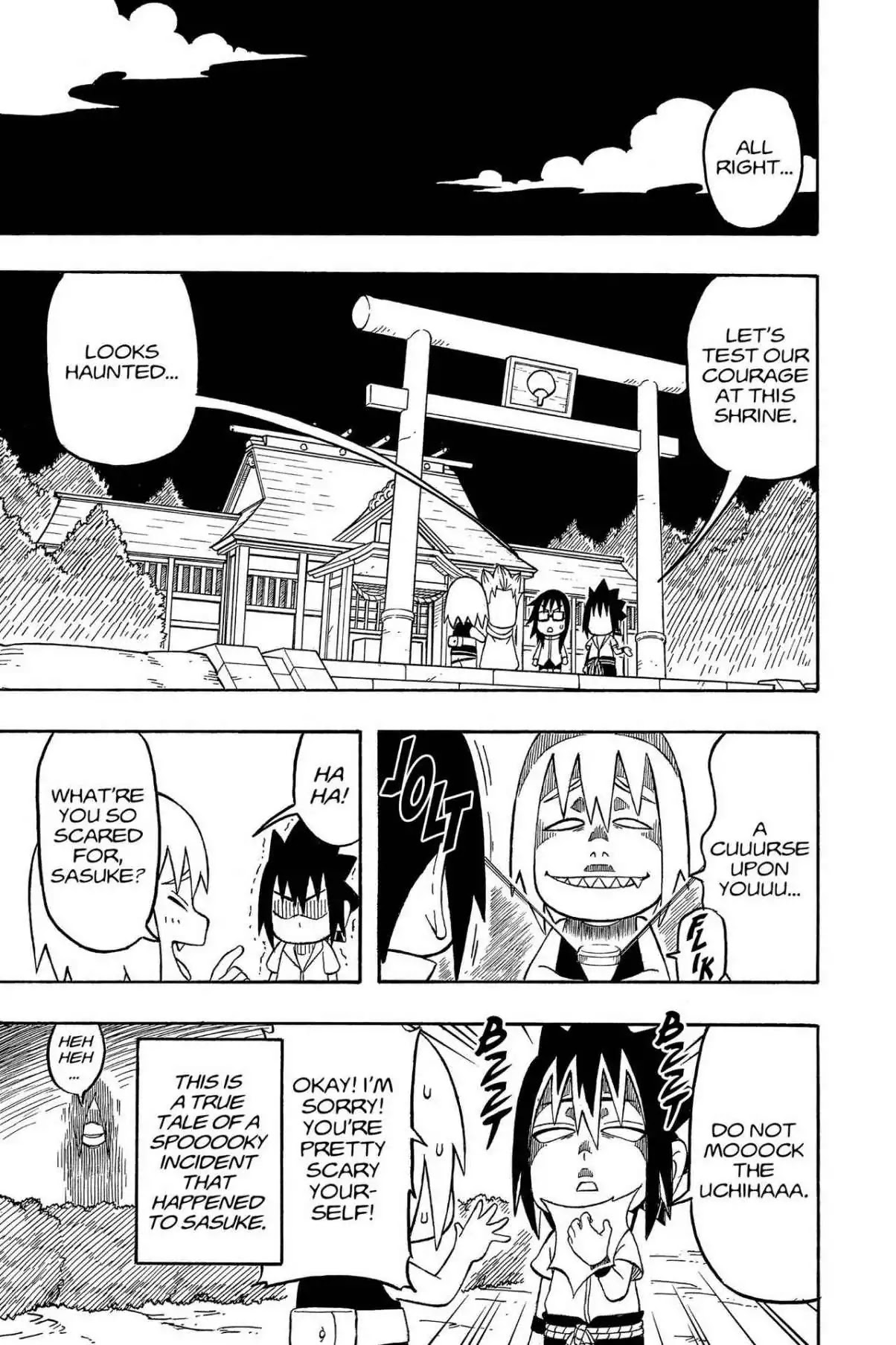 Naruto: Chibi Sasuke's Sharingan Legend Chapter 18 page 2 - Chapter 18: True Tales of the Spooky Sharingan Legend