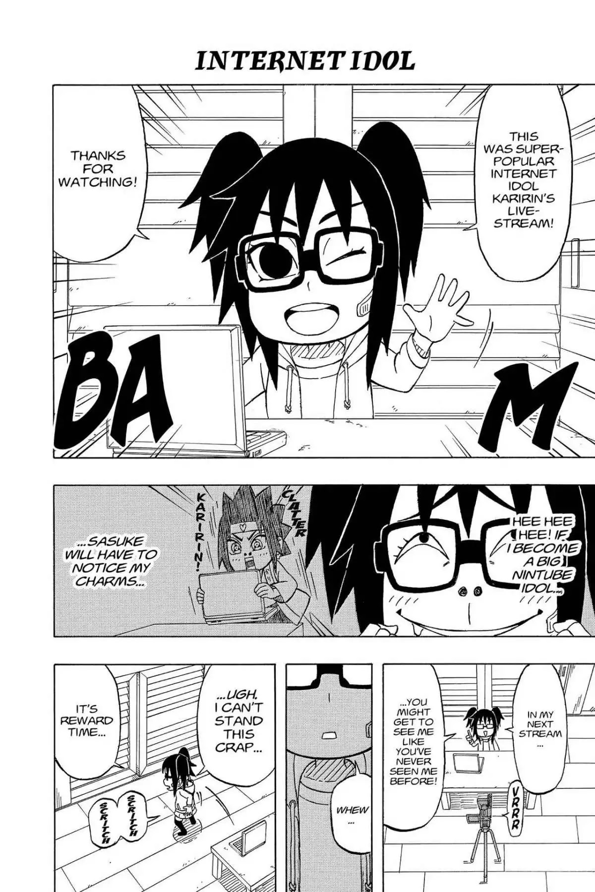 Naruto: Chibi Sasuke's Sharingan Legend Chapter 20 page 11 - Chapter 20: NinTuber Sasuke!!