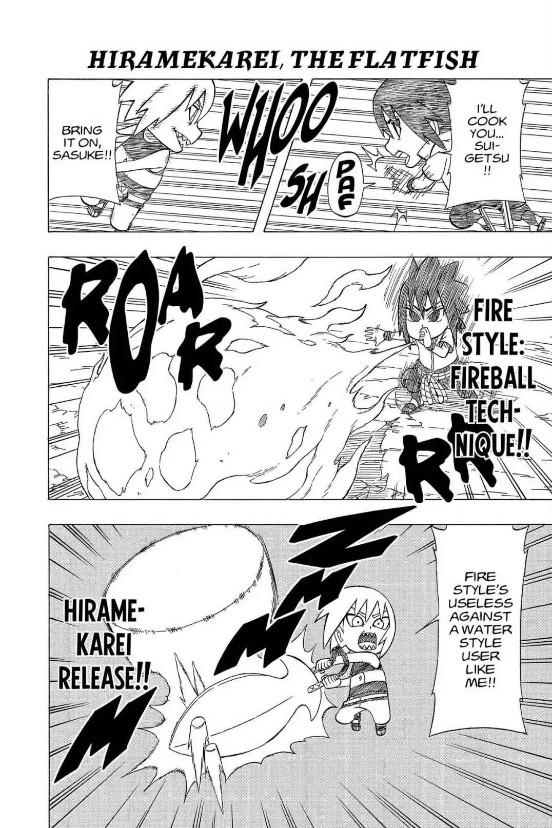 Naruto: Chibi Sasuke's Sharingan Legend Chapter 21 page 10 - Chapter 21: Sasuke vs. Suigetsu!!