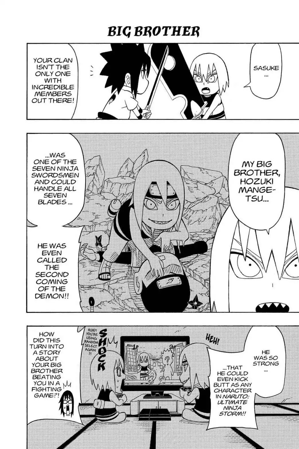 Naruto: Chibi Sasuke's Sharingan Legend Chapter 21 page 14 - Chapter 21: Sasuke vs. Suigetsu!!