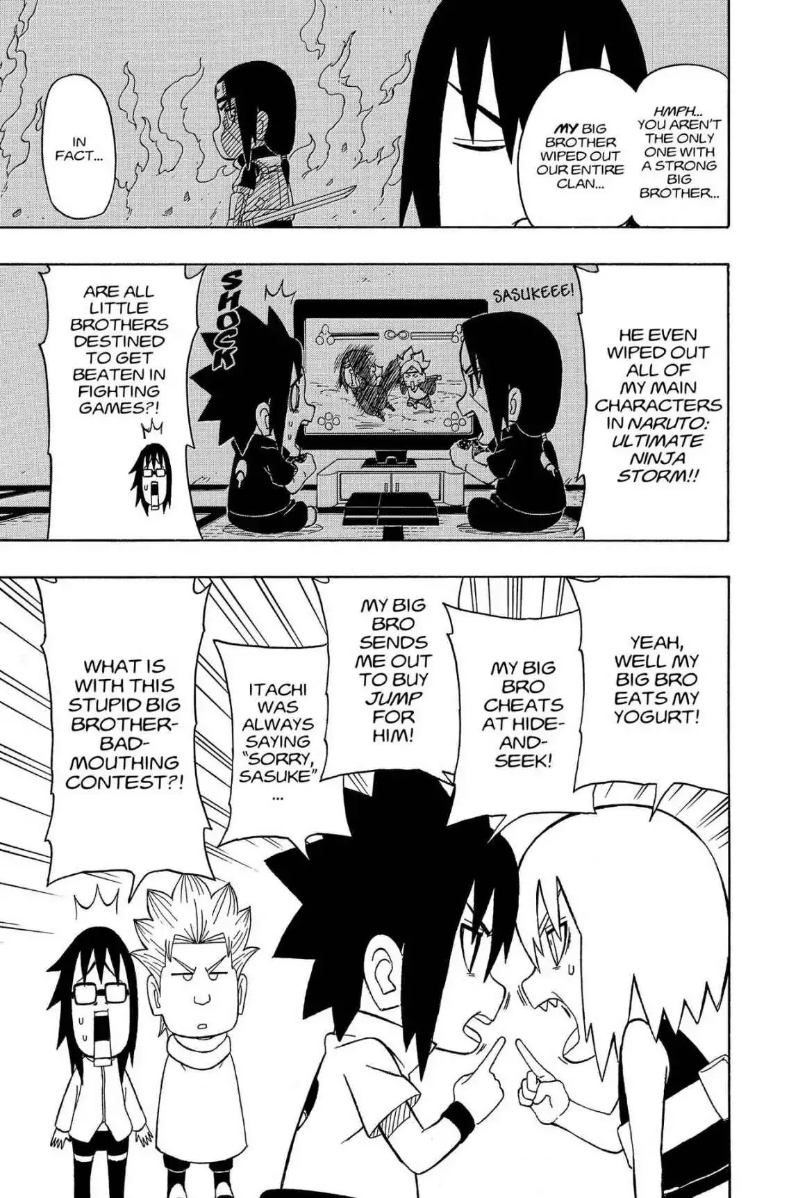 Naruto: Chibi Sasuke's Sharingan Legend Chapter 21 page 15 - Chapter 21: Sasuke vs. Suigetsu!!
