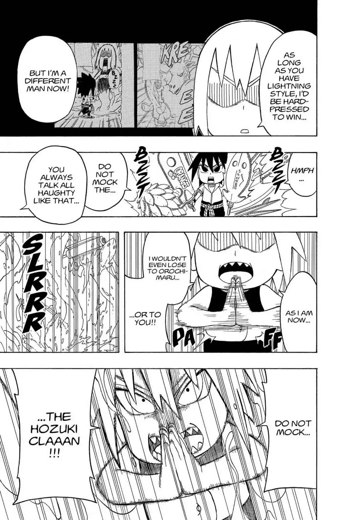 Naruto: Chibi Sasuke's Sharingan Legend Chapter 21 page 17 - Chapter 21: Sasuke vs. Suigetsu!!