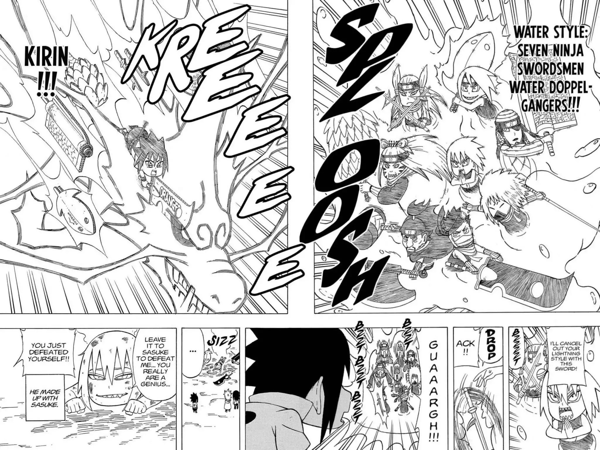 Naruto: Chibi Sasuke's Sharingan Legend Chapter 21 page 18 - Chapter 21: Sasuke vs. Suigetsu!!