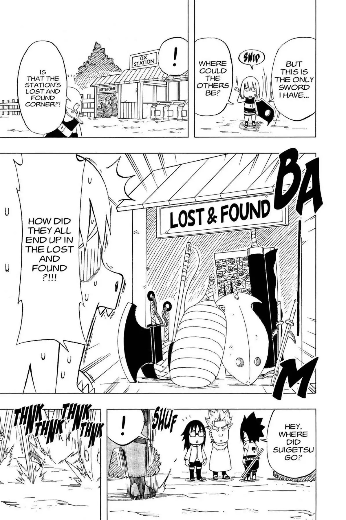 Naruto: Chibi Sasuke's Sharingan Legend Chapter 21 page 3 - Chapter 21: Sasuke vs. Suigetsu!!