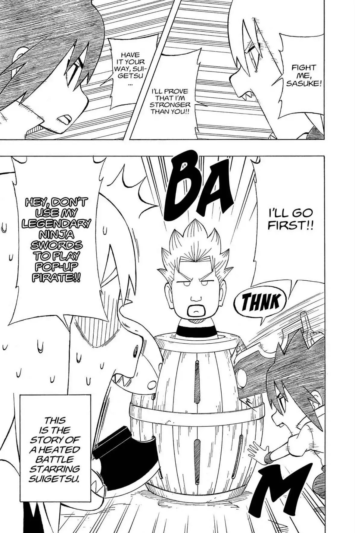 Naruto: Chibi Sasuke's Sharingan Legend Chapter 21 page 5 - Chapter 21: Sasuke vs. Suigetsu!!