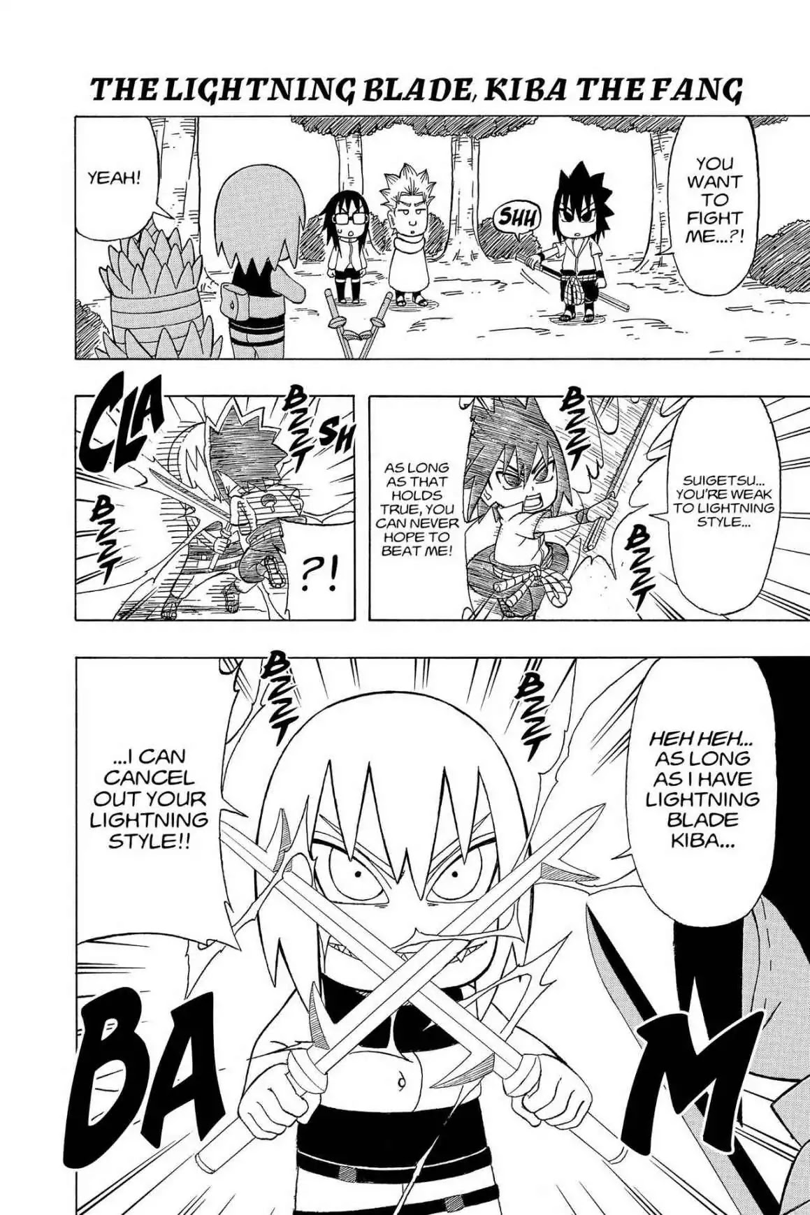 Naruto: Chibi Sasuke's Sharingan Legend Chapter 21 page 6 - Chapter 21: Sasuke vs. Suigetsu!!