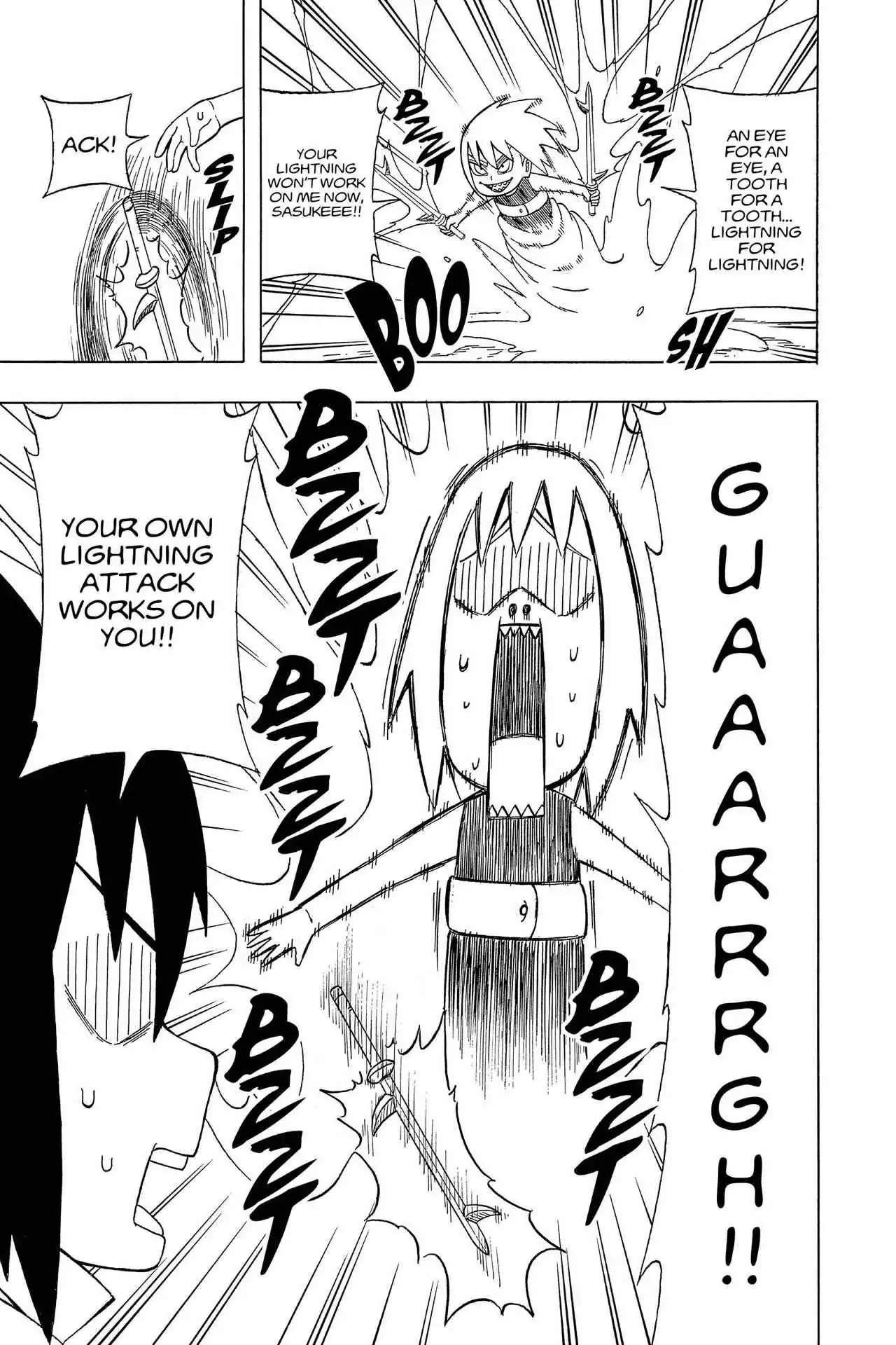 Naruto: Chibi Sasuke's Sharingan Legend Chapter 21 page 7 - Chapter 21: Sasuke vs. Suigetsu!!