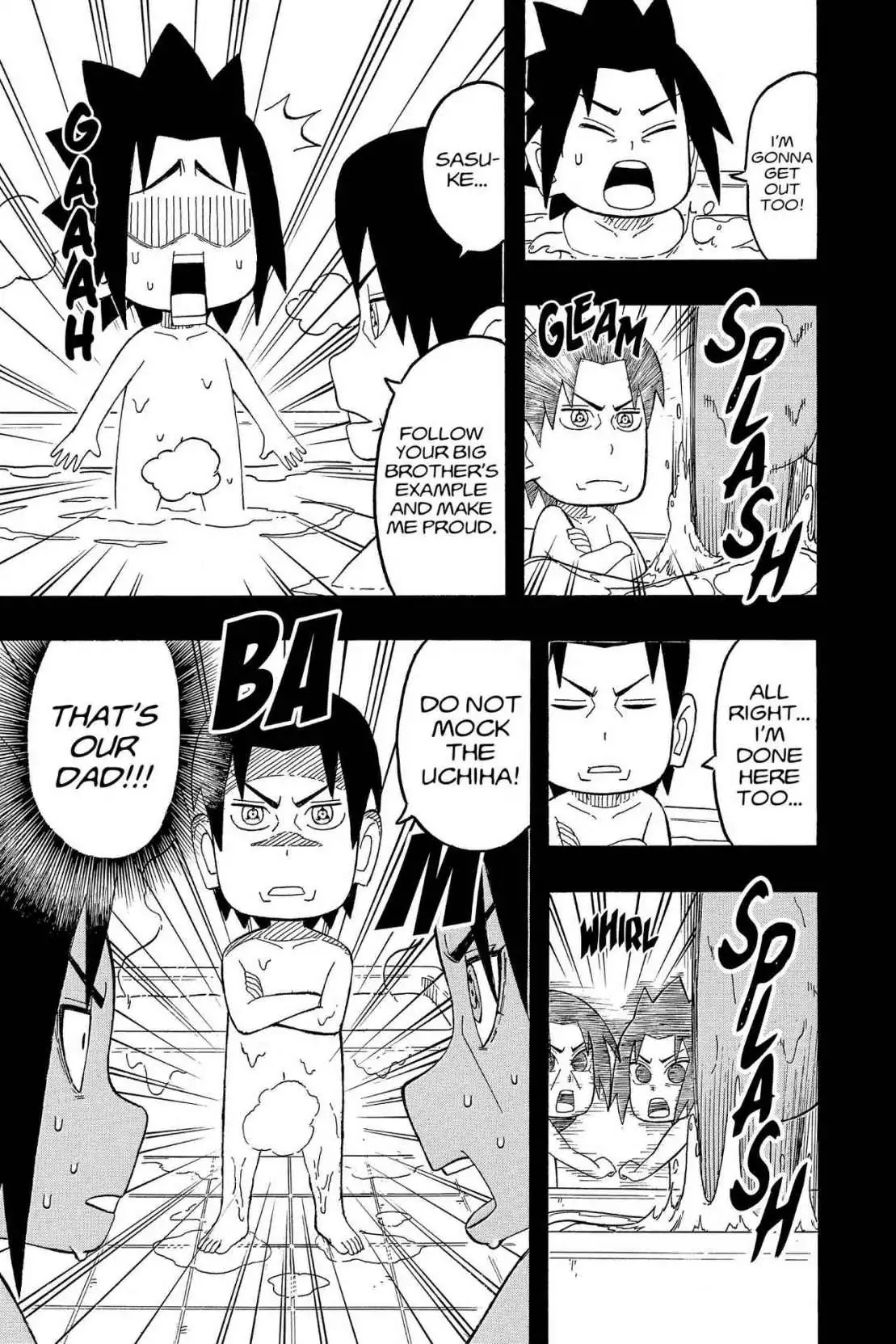 Naruto: Chibi Sasuke's Sharingan Legend Chapter 23.5 page 13 - Volume 3 Final Chapter: The Uchiha Clan!!