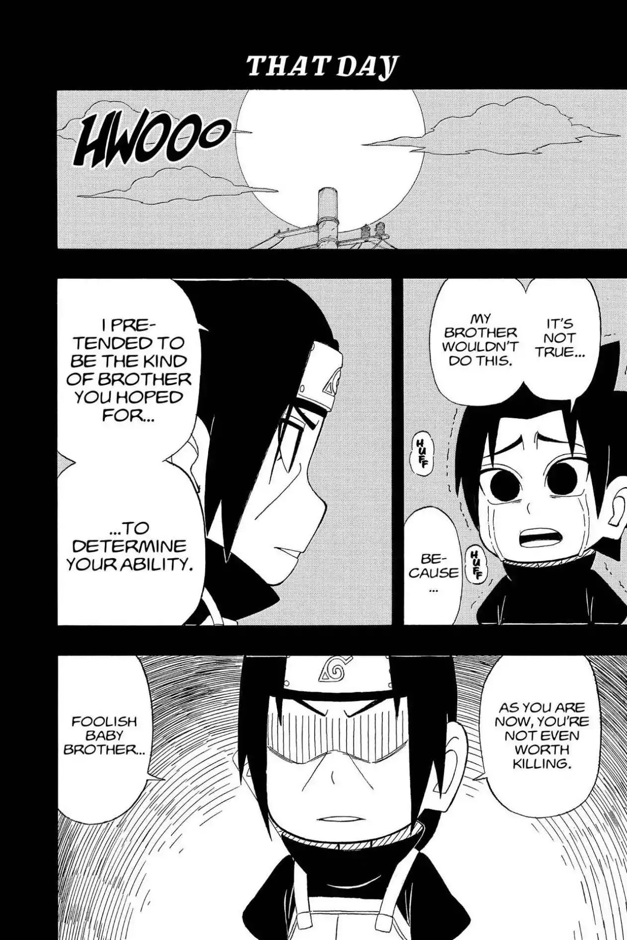 Naruto: Chibi Sasuke's Sharingan Legend Chapter 23.5 page 14 - Volume 3 Final Chapter: The Uchiha Clan!!