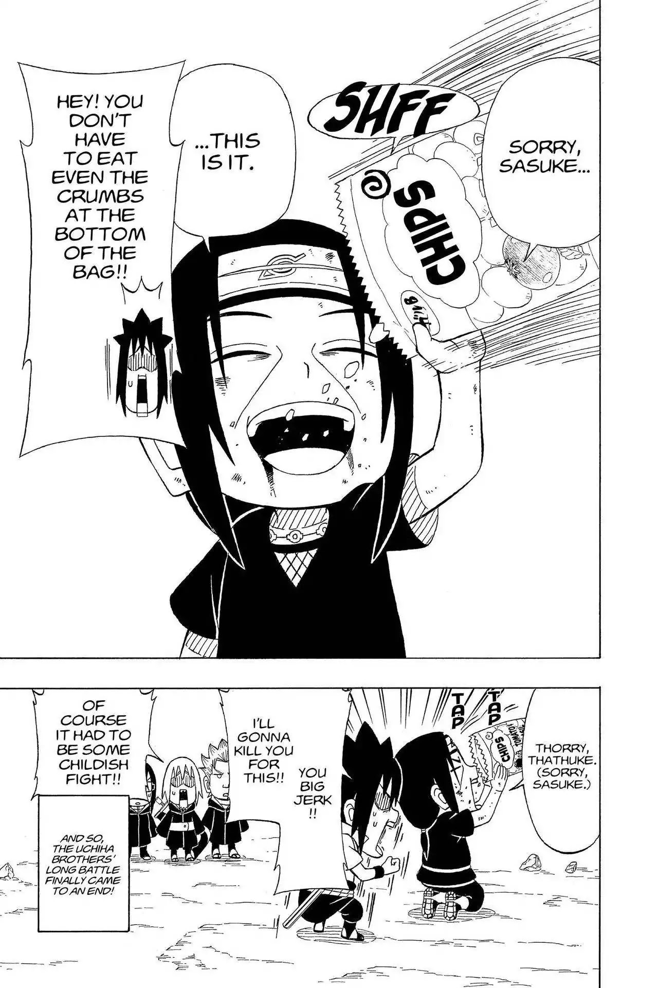 Naruto: Chibi Sasuke's Sharingan Legend Chapter 23.5 page 20 - Volume 3 Final Chapter: The Uchiha Clan!!