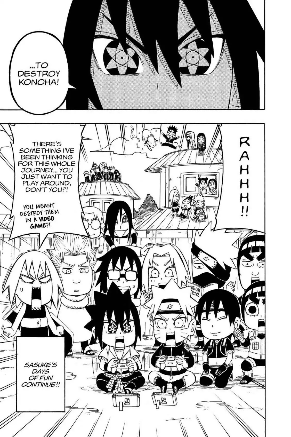 Naruto: Chibi Sasuke's Sharingan Legend Chapter 23.5 page 22 - Volume 3 Final Chapter: The Uchiha Clan!!