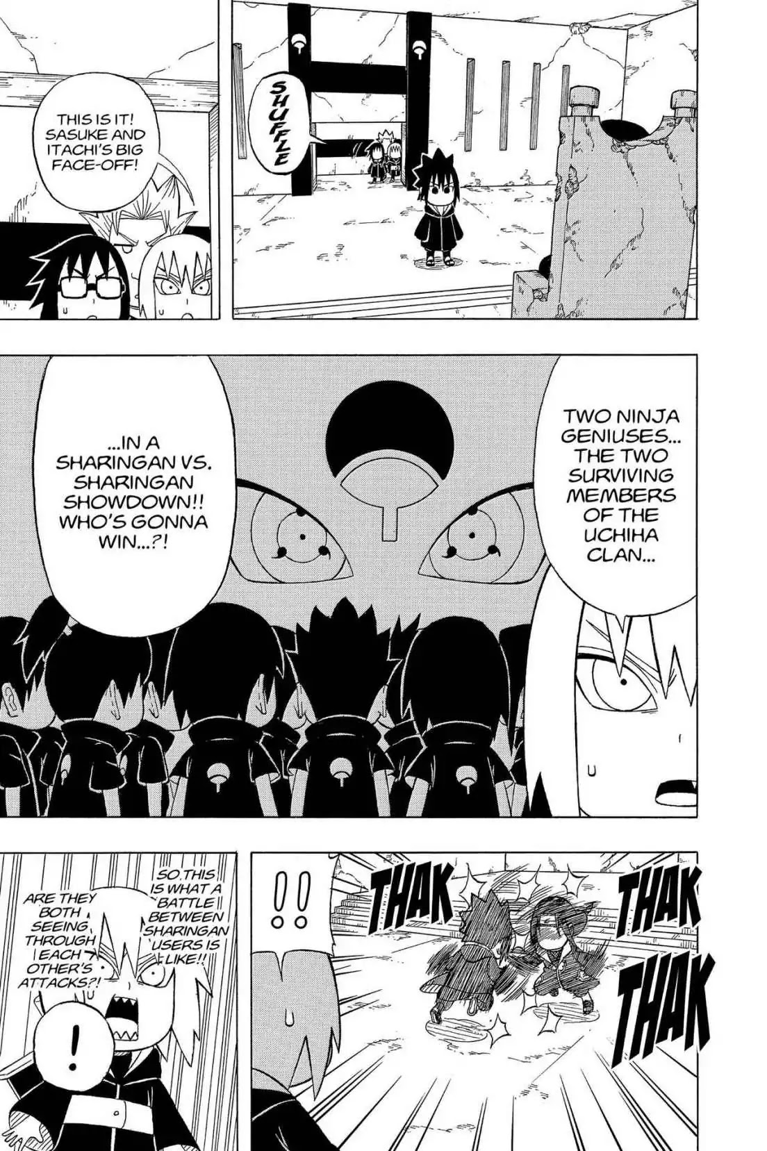 Naruto: Chibi Sasuke's Sharingan Legend Chapter 23.5 page 3 - Volume 3 Final Chapter: The Uchiha Clan!!