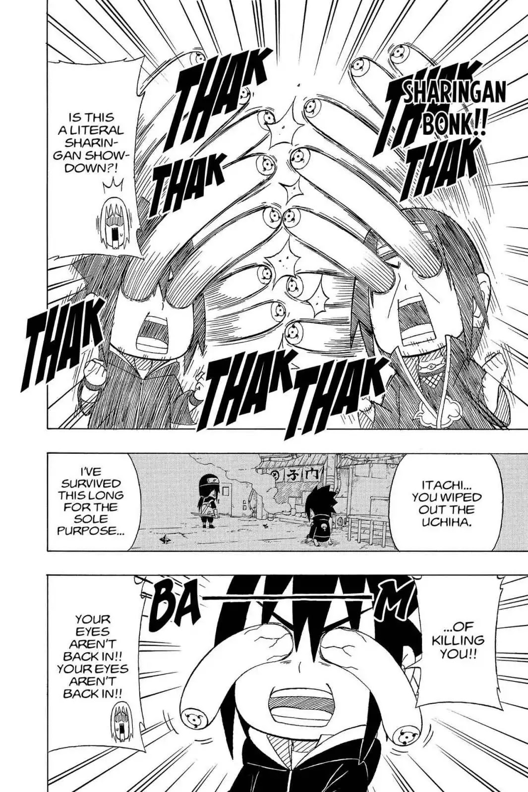 Naruto: Chibi Sasuke's Sharingan Legend Chapter 23.5 page 4 - Volume 3 Final Chapter: The Uchiha Clan!!