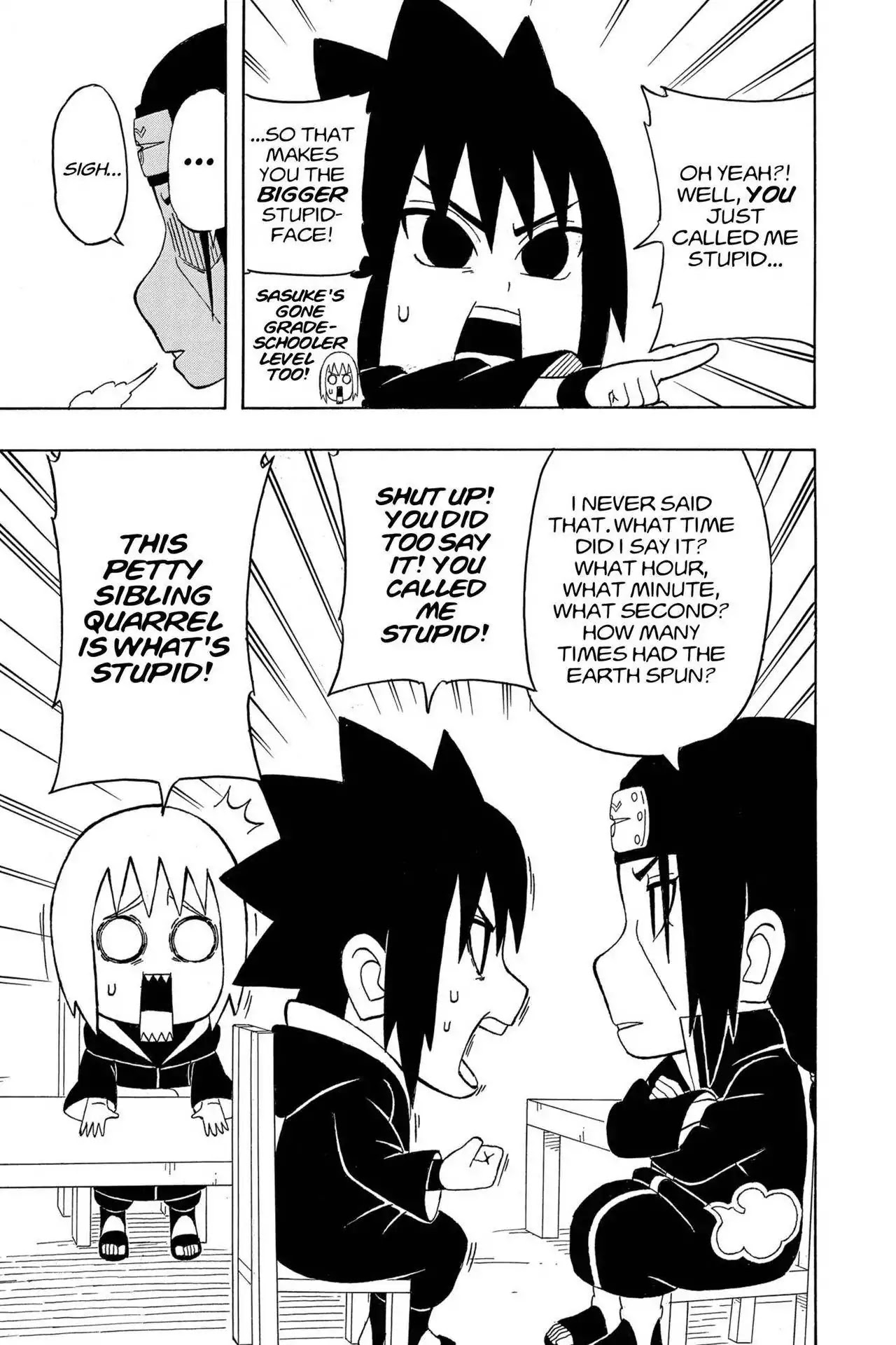 Naruto: Chibi Sasuke's Sharingan Legend Chapter 3 page 10 - Chapter 3: Uchiha Itachi!!