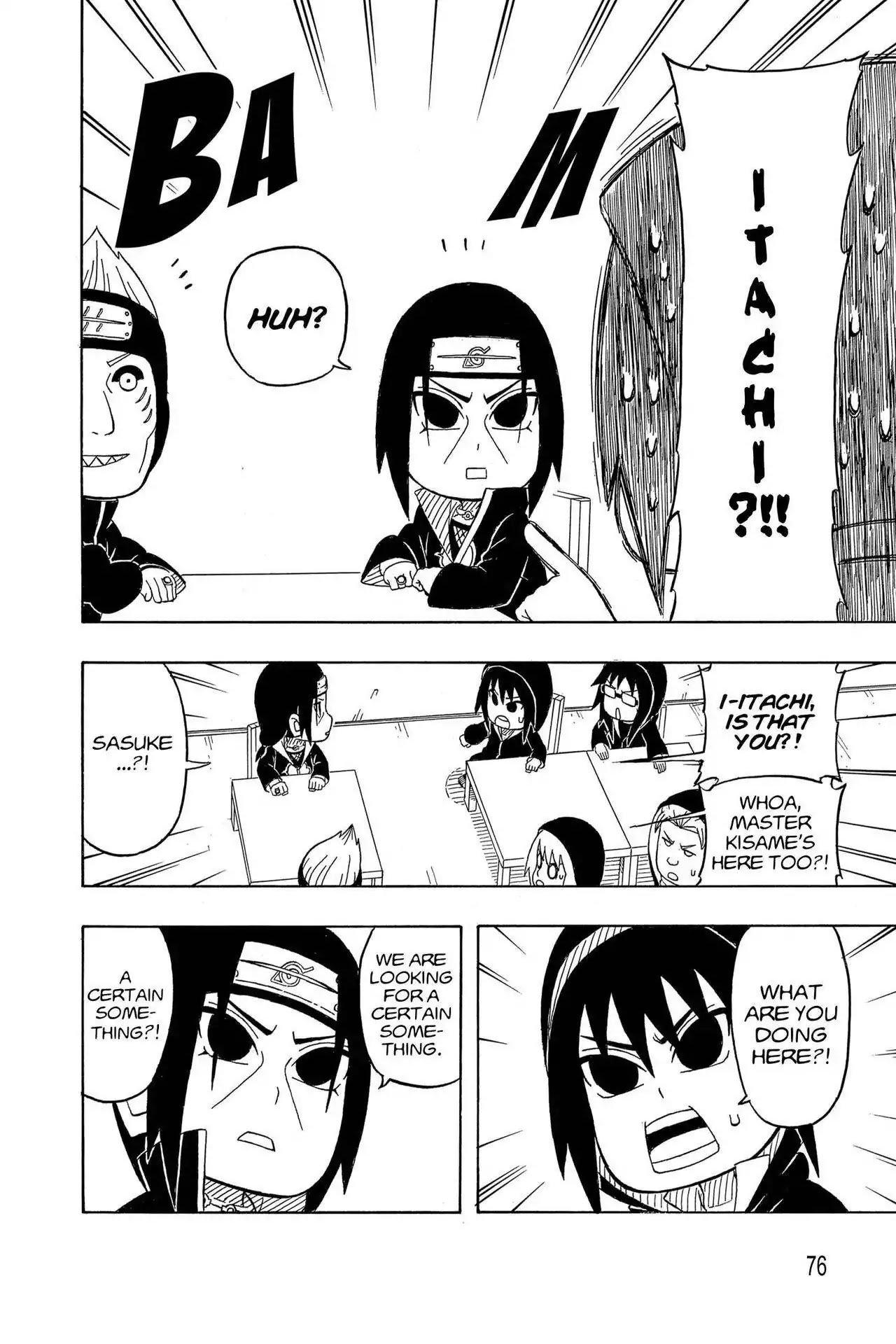 Naruto: Chibi Sasuke's Sharingan Legend Chapter 3 page 5 - Chapter 3: Uchiha Itachi!!