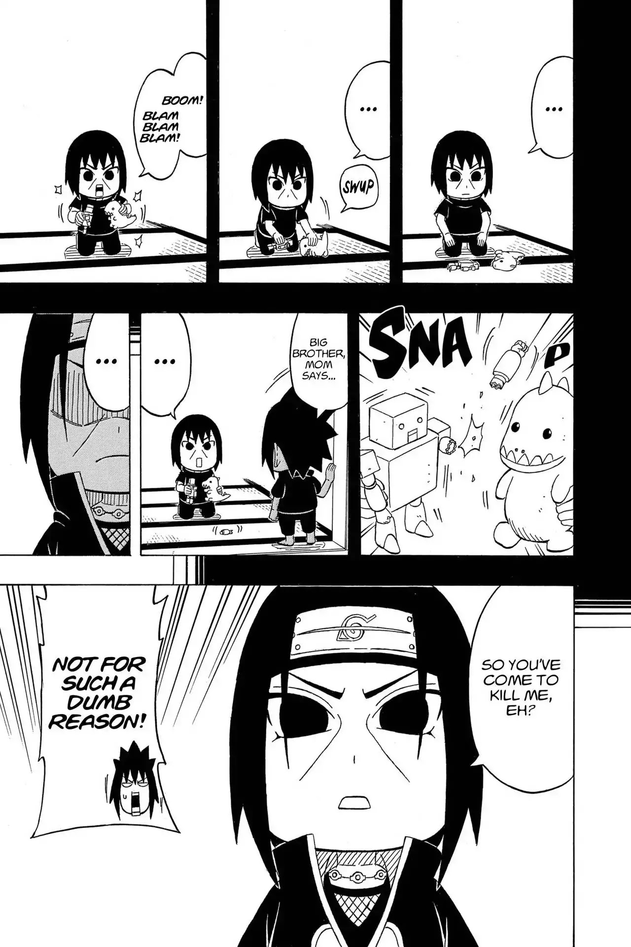 Naruto: Chibi Sasuke's Sharingan Legend Chapter 3 page 8 - Chapter 3: Uchiha Itachi!!