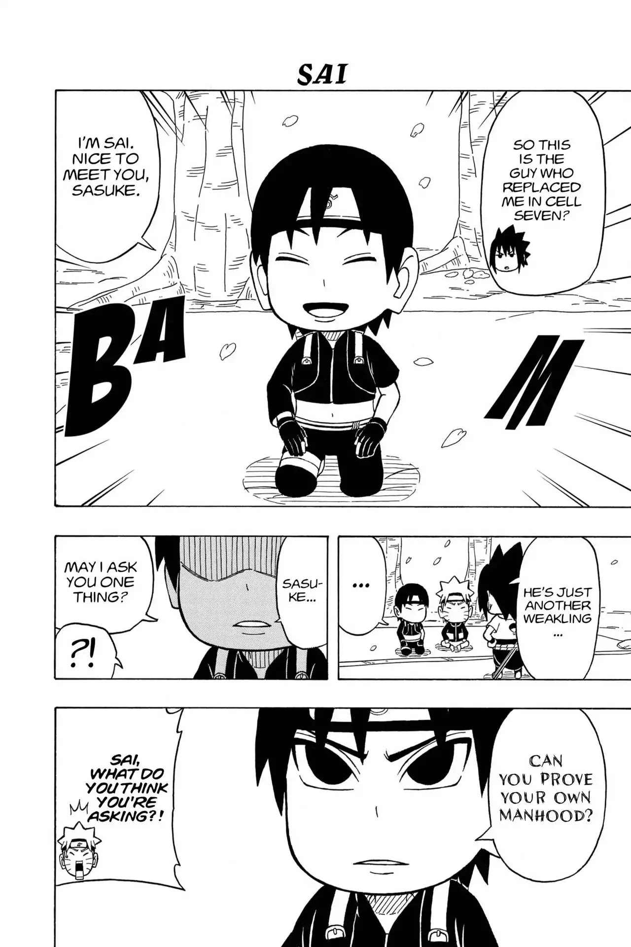 Naruto: Chibi Sasuke's Sharingan Legend Chapter 4 page 10 - Chapter 4: Uzumaki Naruto!!