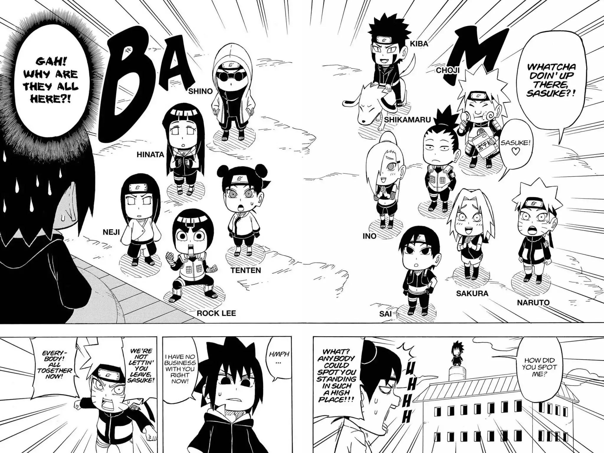 Naruto: Chibi Sasuke's Sharingan Legend Chapter 5 page 3 - Chapter 5: Konoha!