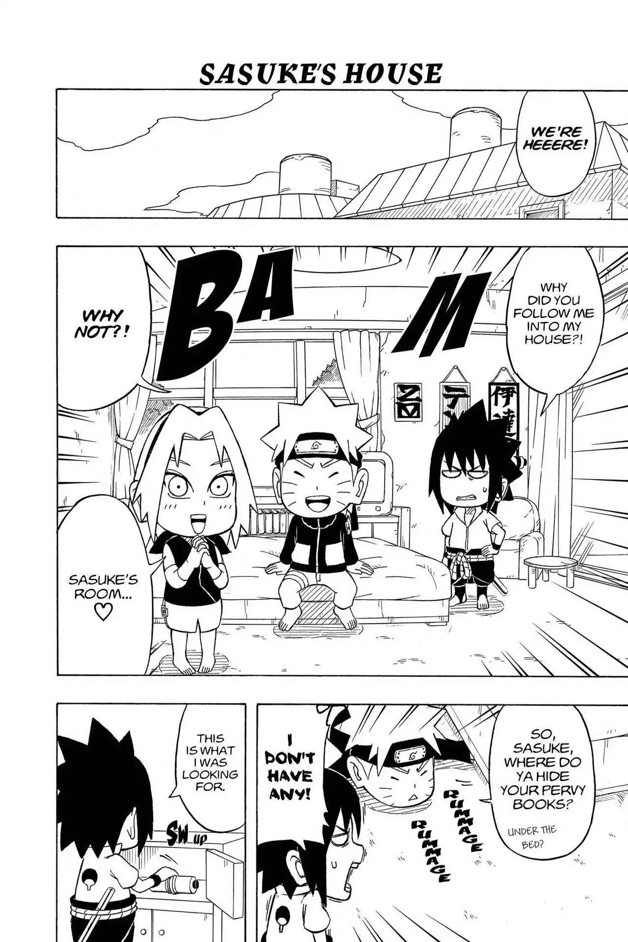 Naruto: Chibi Sasuke's Sharingan Legend Chapter 5 page 6 - Chapter 5: Konoha!