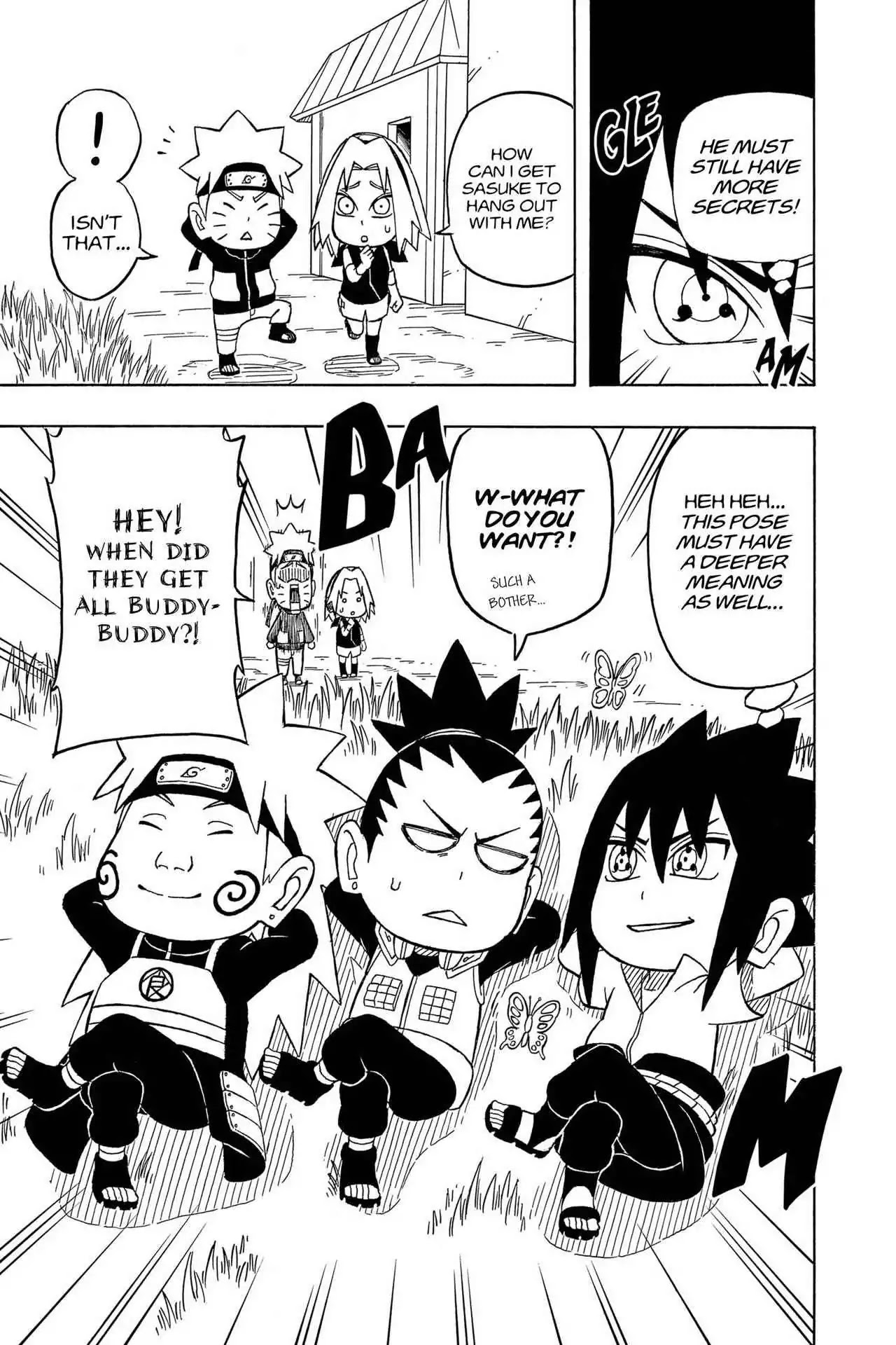 Naruto: Chibi Sasuke's Sharingan Legend Chapter 5 page 9 - Chapter 5: Konoha!