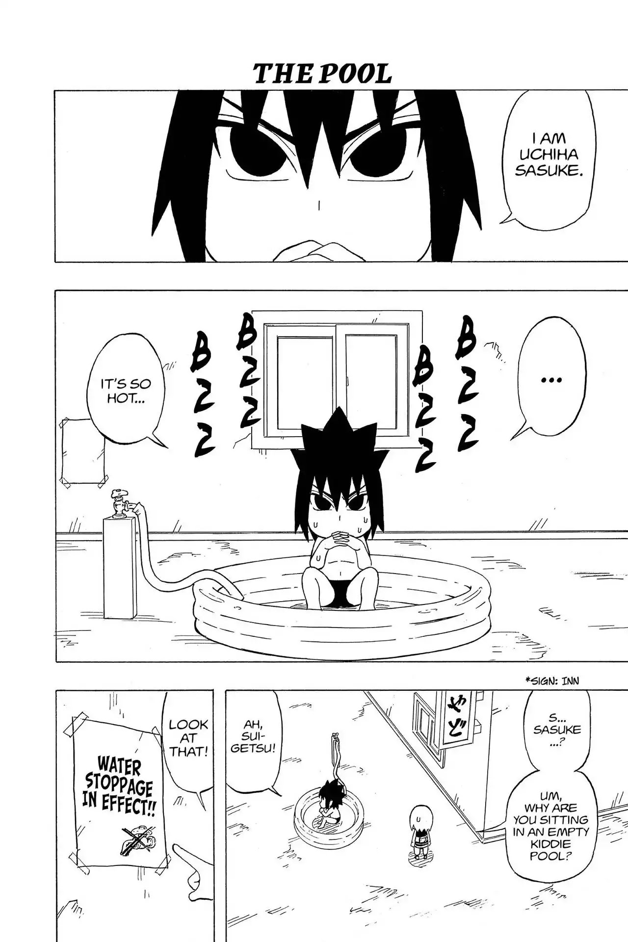 Naruto: Chibi Sasuke's Sharingan Legend Chapter 6 page 10 - Chapter 6: Team Taka's Summer Vacation!!