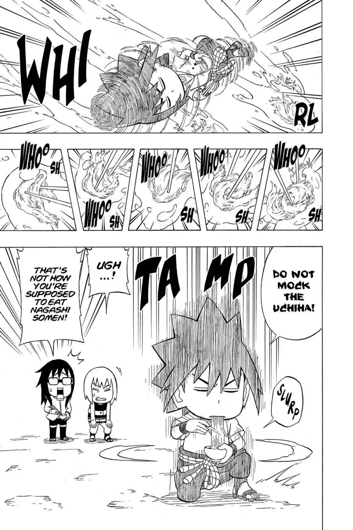Naruto: Chibi Sasuke's Sharingan Legend Chapter 6 page 13 - Chapter 6: Team Taka's Summer Vacation!!