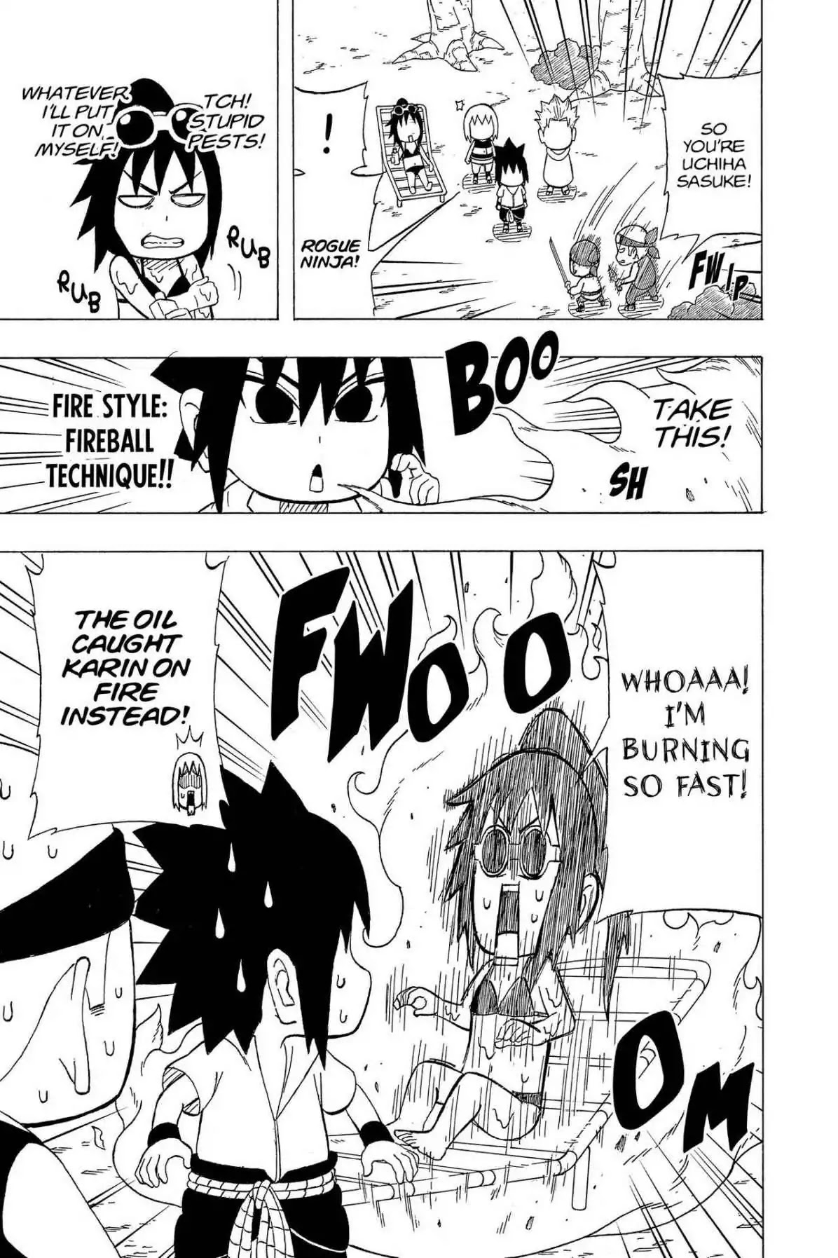 Naruto: Chibi Sasuke's Sharingan Legend Chapter 6 page 15 - Chapter 6: Team Taka's Summer Vacation!!