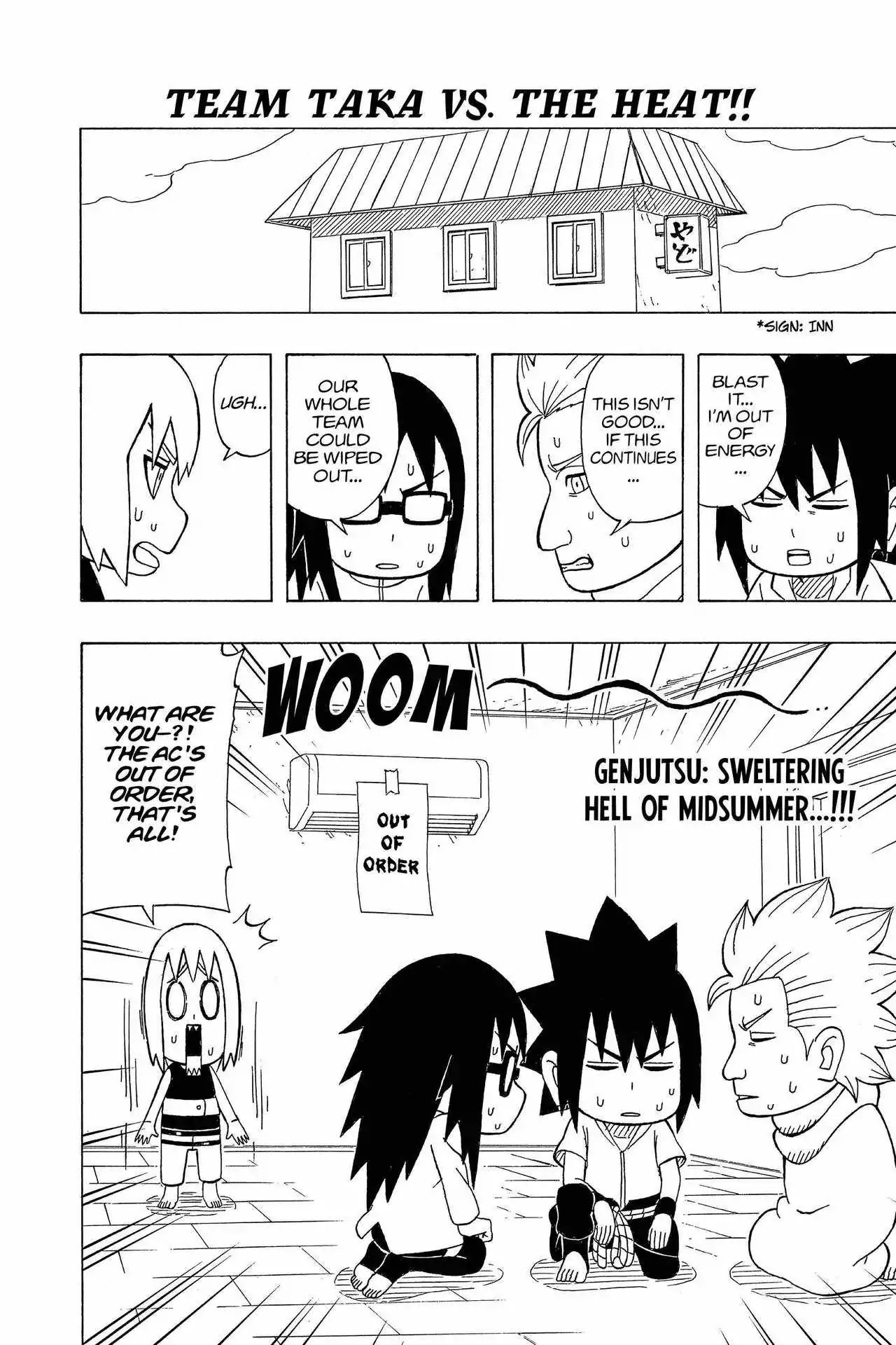 Naruto: Chibi Sasuke's Sharingan Legend Chapter 6 page 18 - Chapter 6: Team Taka's Summer Vacation!!