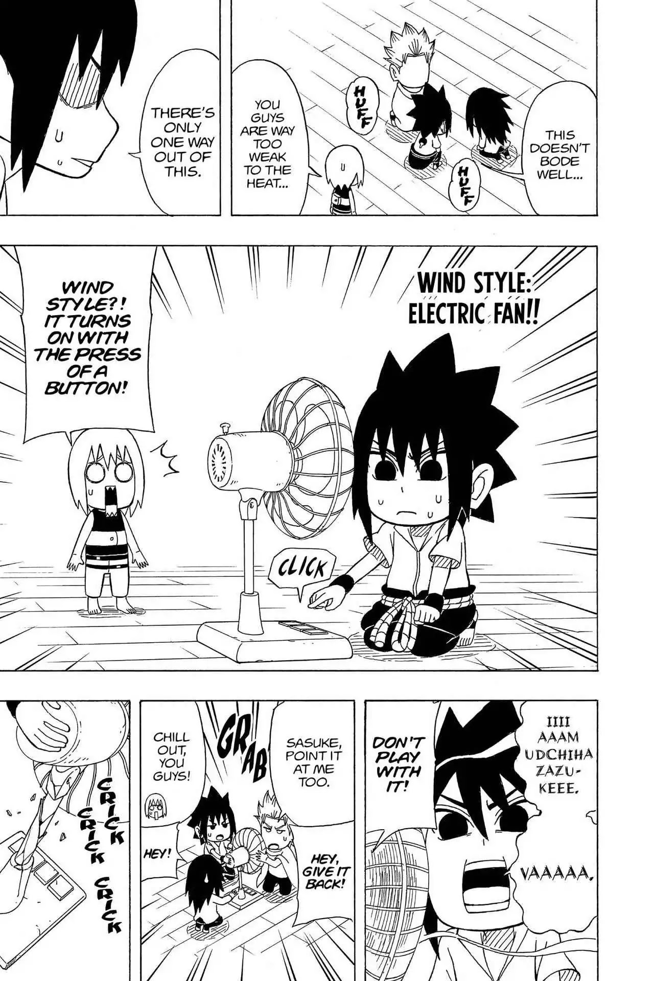 Naruto: Chibi Sasuke's Sharingan Legend Chapter 6 page 19 - Chapter 6: Team Taka's Summer Vacation!!
