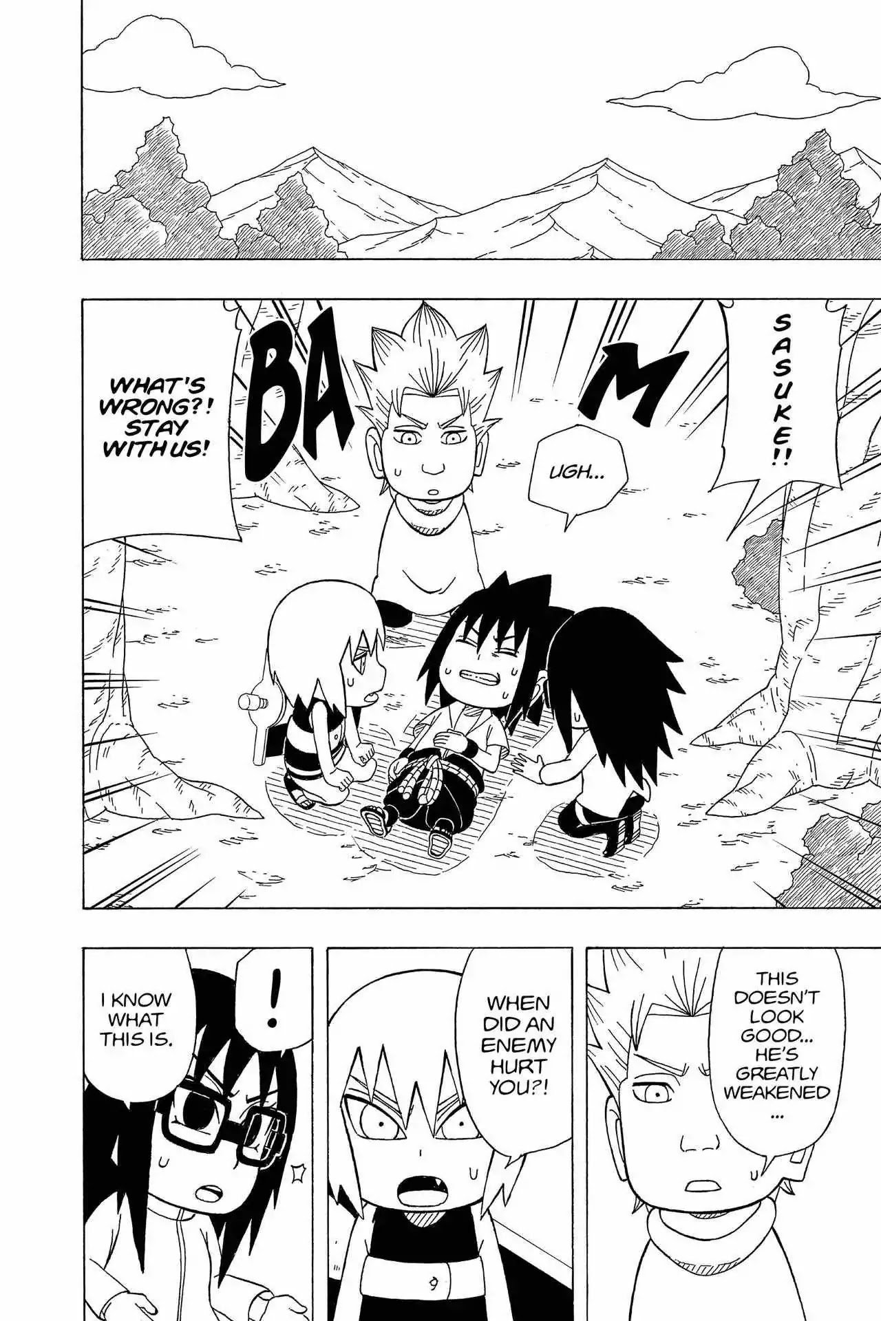 Naruto: Chibi Sasuke's Sharingan Legend Chapter 6 page 8 - Chapter 6: Team Taka's Summer Vacation!!