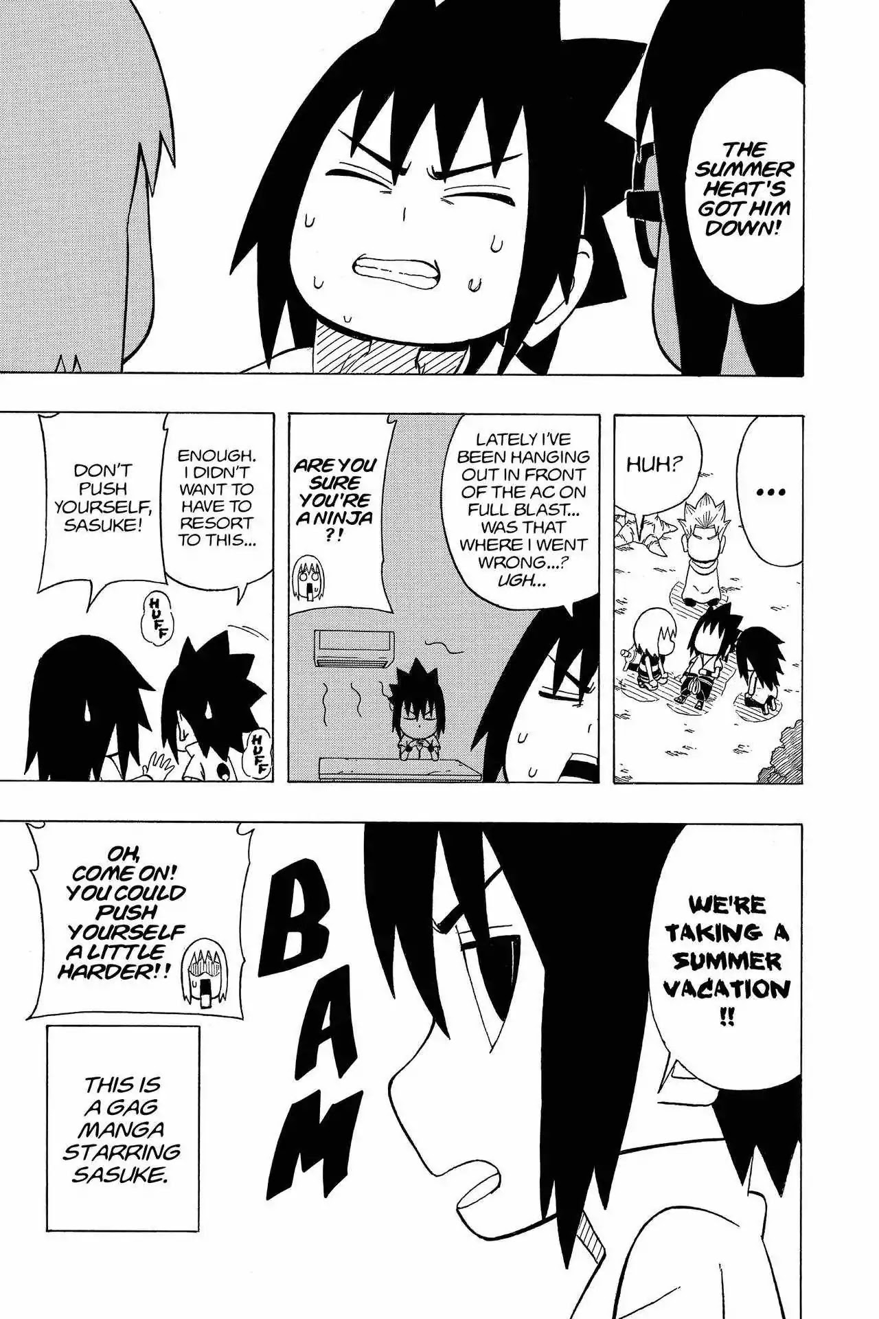 Naruto: Chibi Sasuke's Sharingan Legend Chapter 6 page 9 - Chapter 6: Team Taka's Summer Vacation!!