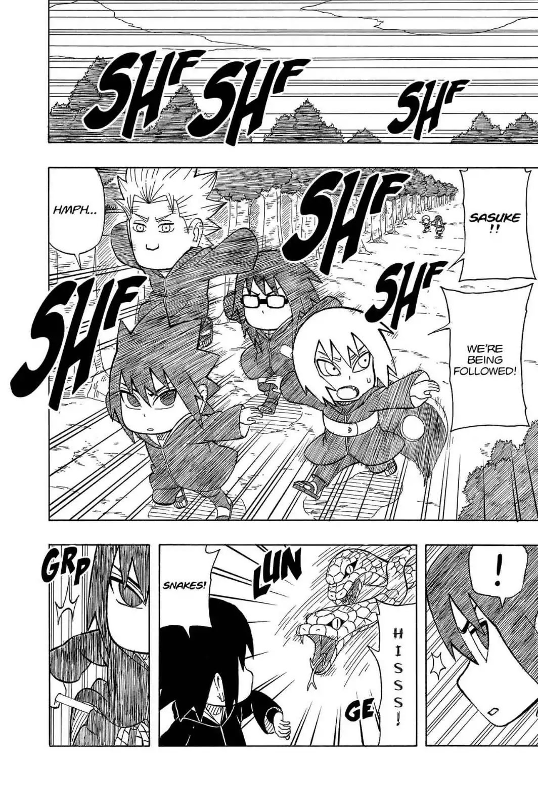 Naruto: Chibi Sasuke's Sharingan Legend Chapter 8 page 2 - Chapter 8: Orochimaru!!