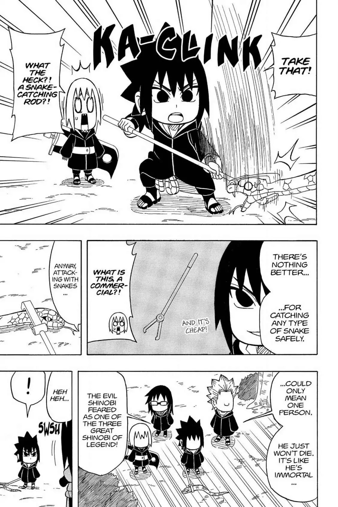 Naruto: Chibi Sasuke's Sharingan Legend Chapter 8 page 3 - Chapter 8: Orochimaru!!