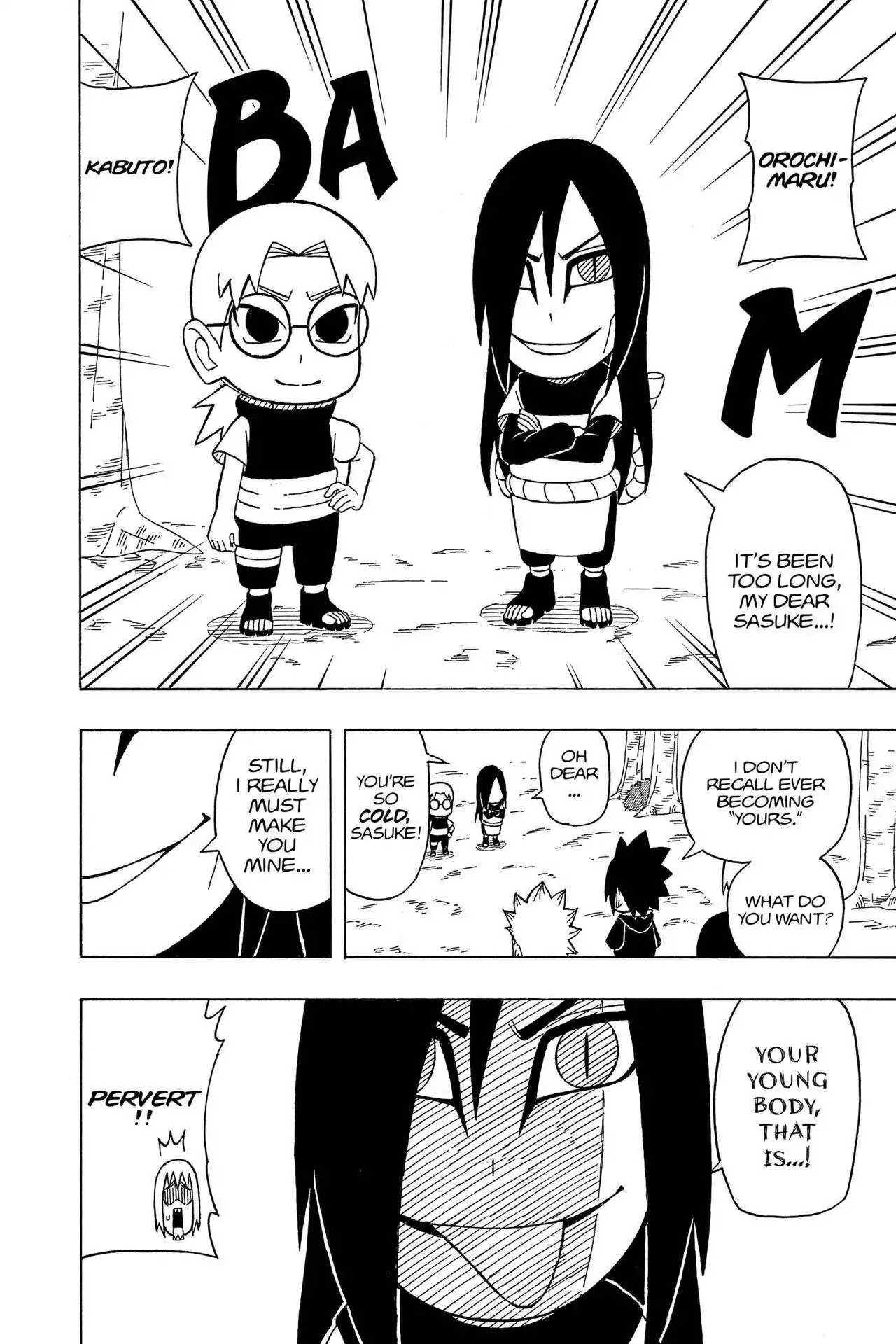 Naruto: Chibi Sasuke's Sharingan Legend Chapter 8 page 4 - Chapter 8: Orochimaru!!