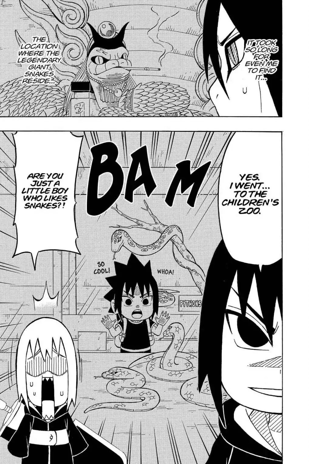 Naruto: Chibi Sasuke's Sharingan Legend Chapter 8 page 7 - Chapter 8: Orochimaru!!