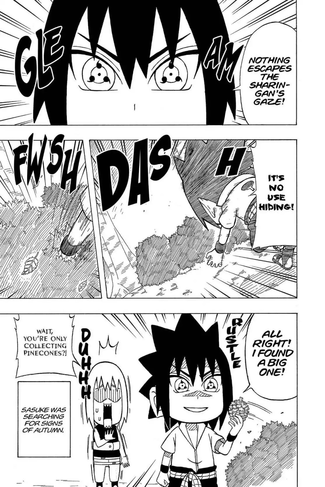 Naruto: Chibi Sasuke's Sharingan Legend Chapter 9 page 2 - Chapter 9: Signs of Autumn!!