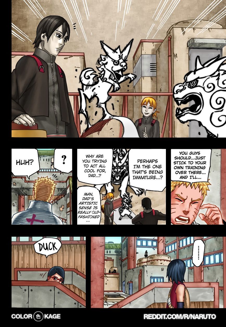 Naruto Gaiden: The Seventh Hokage Chapter 1.1 page 11 - Chapter 1.1 : Uchiha Sarada(Full Color Version)