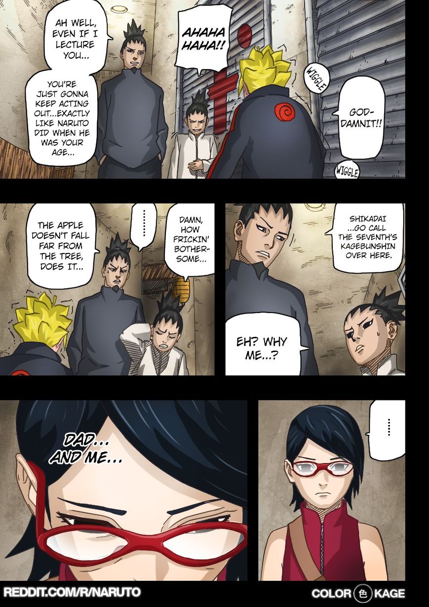 Naruto Gaiden: The Seventh Hokage Chapter 1.1 page 16 - Chapter 1.1 : Uchiha Sarada(Full Color Version)