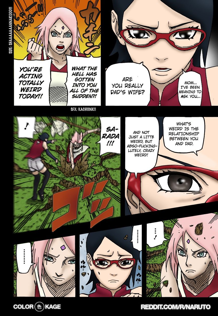 Naruto Gaiden: The Seventh Hokage Chapter 1.1 page 19 - Chapter 1.1 : Uchiha Sarada(Full Color Version)