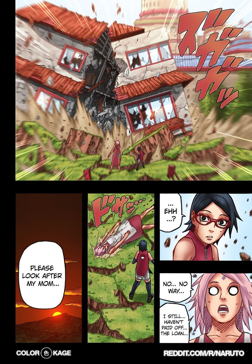 Naruto Gaiden: The Seventh Hokage Chapter 1.1 page 21 - Chapter 1.1 : Uchiha Sarada(Full Color Version)